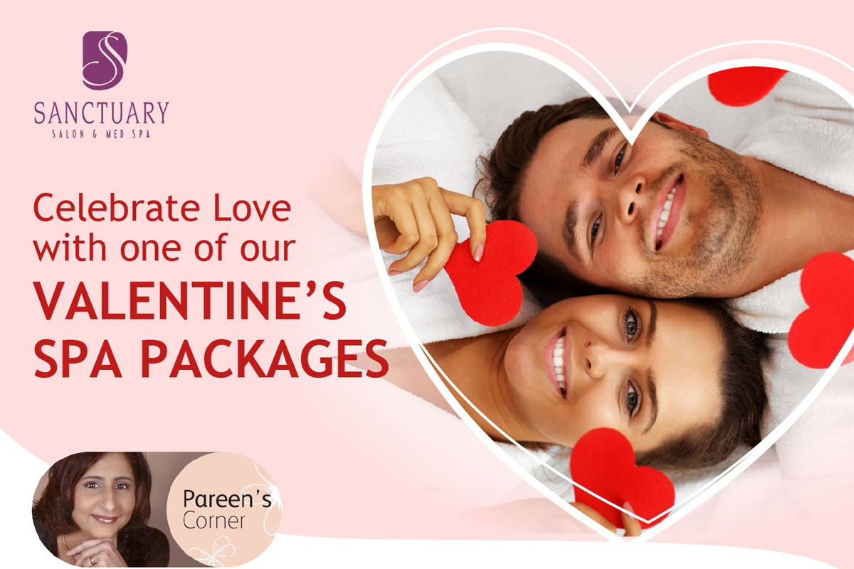 Celebrate Love with one of our Valentines Spa Packages