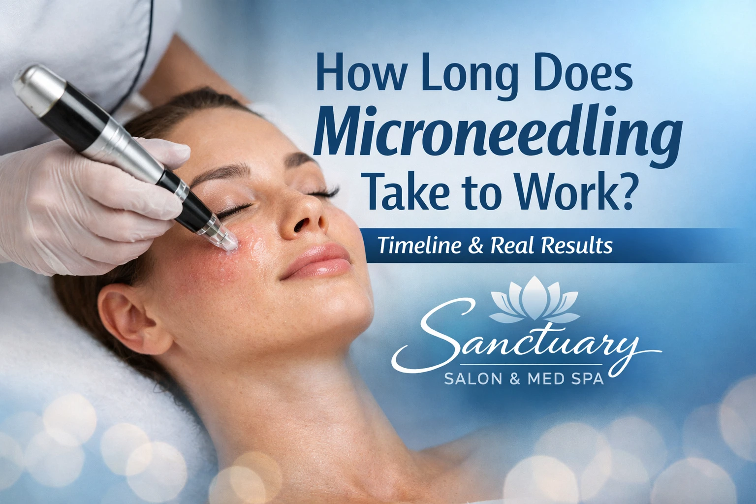How long does microneedling take to work